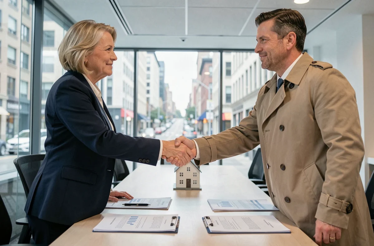 Accord entre un propriétaire et un professionnel de l'assurance loyers impayés autour d'un contrat de garantie